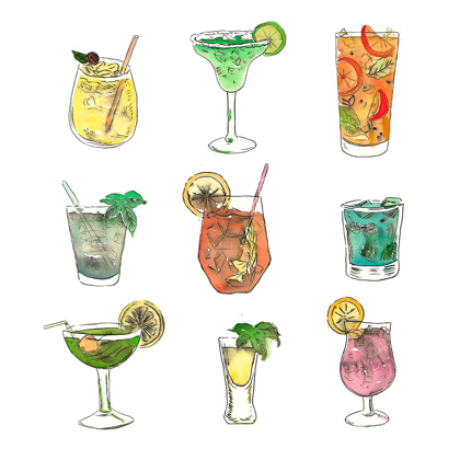 Picture of COLORFUL COCKTAILS