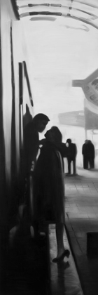 Picture of COUPLE AT THE TRAIN STATION