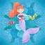 Picture of MERMAID RED HAIR