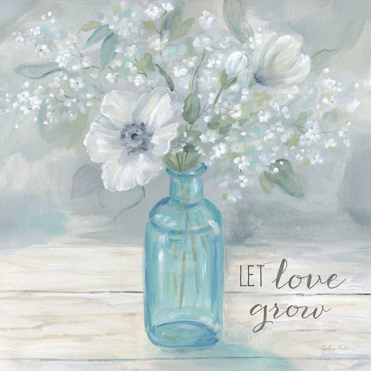 Picture of VINTAGE JAR BOUQUET SENTIMENT II