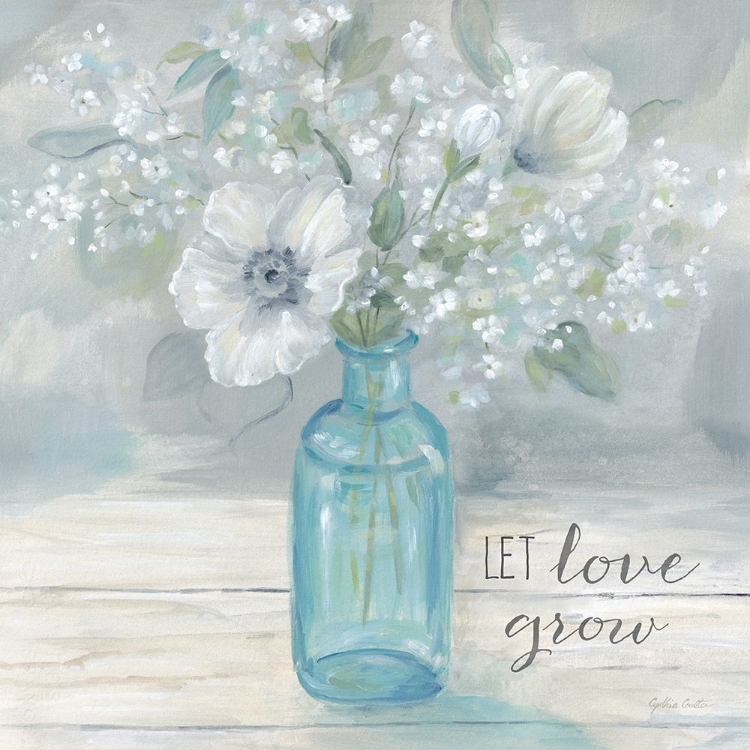 Picture of VINTAGE JAR BOUQUET SENTIMENT II