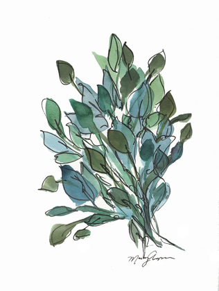 Picture of BLUE GREEN LEAVES