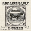 Picture of FARMHOUSE GRAIN SACK LABEL COW