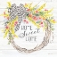 Picture of SPRING GINGHAM WREATH HOME
