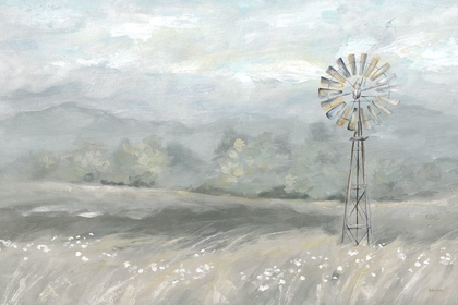 Picture of COUNTRY MEADOW WINDMILL LANDSCAPE NEUTRAL