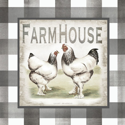 Picture of BUFFALO CHECK FARM HOUSE CHICKENS NEUTRAL I