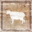 Picture of FARM COW SILHOUETTE