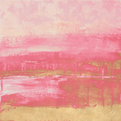 Picture of PINK AND GOLD ABSTRACT