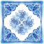Picture of ARTISAN TILE BLUE I