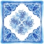 Picture of ARTISAN TILE BLUE I