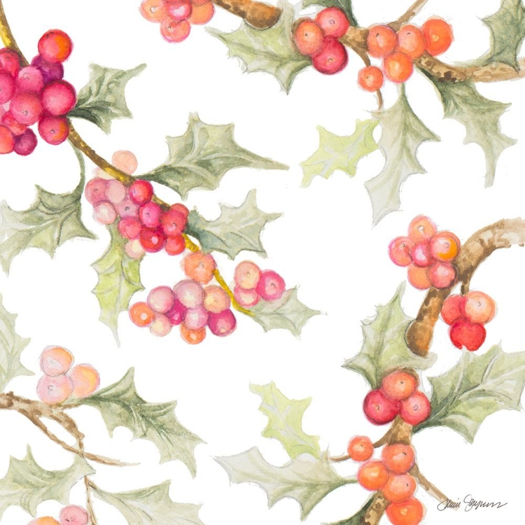 Picture of WATERCOLOR HOLLY I