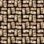 Picture of WINE CORK PATTERN A (BLACK)