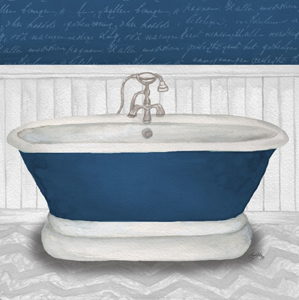 Picture of DEEP BLUE NAUTICAL BATH I