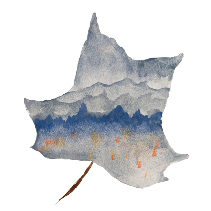 Picture of MOUNTAINS IN THE LEAF