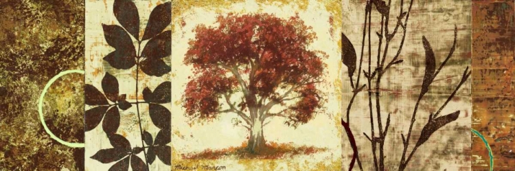 Picture of RED TREE PANEL I