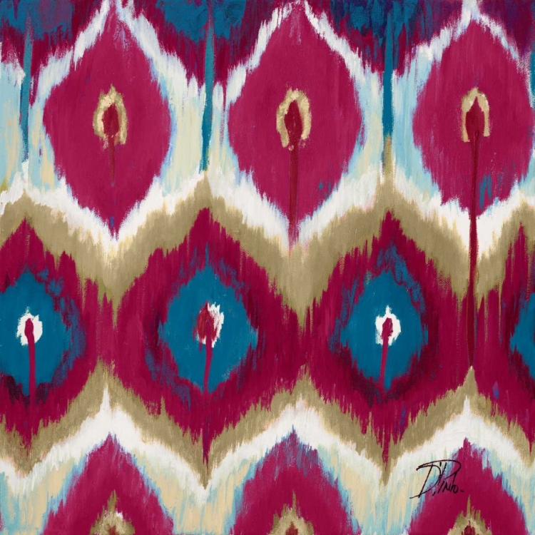 Picture of RED TROPICAL IKAT II