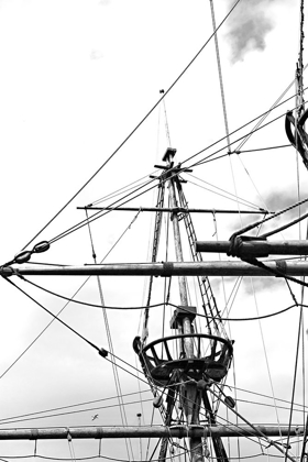 Picture of SAIL LINES AND ANGLES BANDW