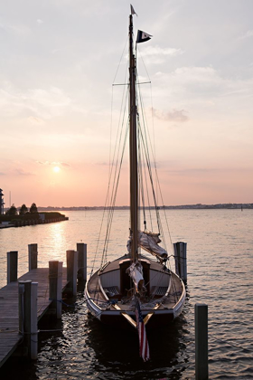 Picture of SAILING SILHOUETTE AT SUNSET