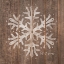 Picture of SNOWFLAKE ON WOOD