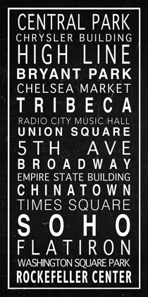 Picture of NYC DESTINATIONS SIGN