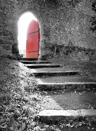 Picture of RED DOOR TOP OF THE STAIRS
