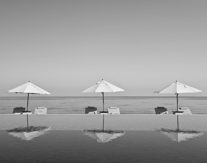 Picture of UMBRELLAS BY THE SEA