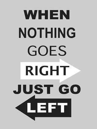 Picture of JUST GO LEFT