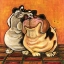 Picture of BULLDOGS IN LOVE
