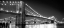 Picture of BROOKLYN BRIDGE AND MANHATTAN BRIDGE AT NIGHT