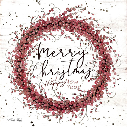 Picture of MERRY CHRISTMAS BERRY WREATH