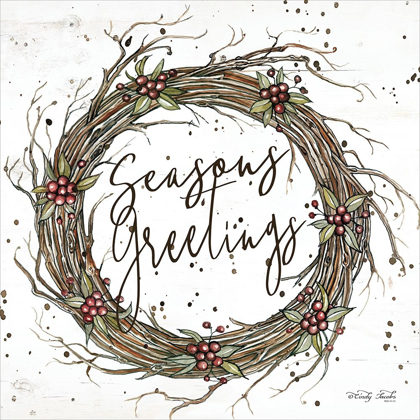 Picture of SEASONS GREETINGS WREATH