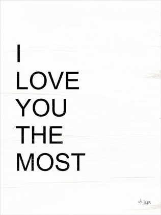 Picture of I LOVE YOU THE MOST