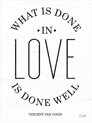 Picture of WHAT IS DONE IN LOVE