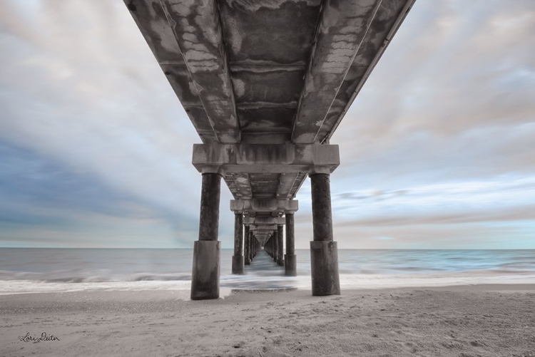 Picture of BENEATH THE OUTER BANKS BEACH PIER   