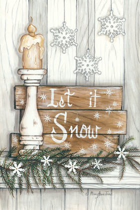Picture of LET IT SNOW SNOWFLAKES