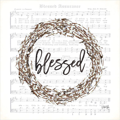 Picture of BLESSED ASSURANCE BLESS WREATH
