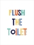 Picture of FLUSH THE TOILET