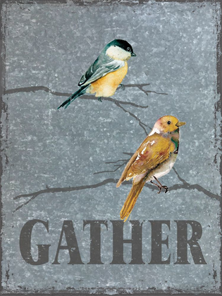 Picture of GATHER ON GALVANIZED METAL