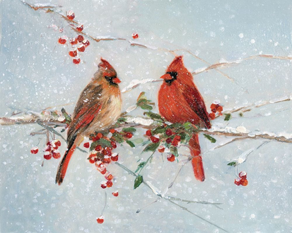 Picture of CARDINALS IN WINTER
