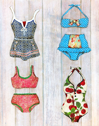 Picture of VINTAGE BATHING SUITS I