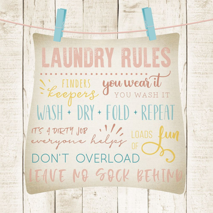 Picture of LAUNDRY RULES