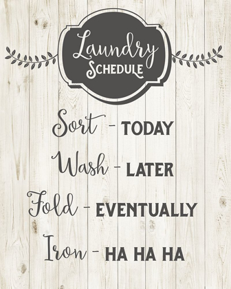 Picture of LAUNDRY SCHEDULE