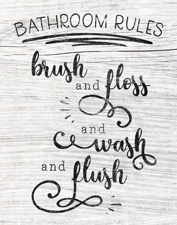 Picture of BATHROOM RULES