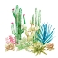 Picture of CACTUS VIGNETTE I