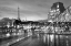 Picture of LOUVRE WITH EIFFEL TOWER VISTA #2