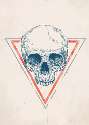 Picture of SKULL IN TRIANGLE NO. 2