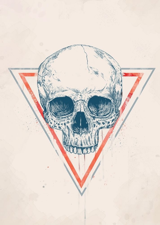 Picture of SKULL IN TRIANGLE NO. 2