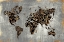 Picture of GOLD WORLD MAP 