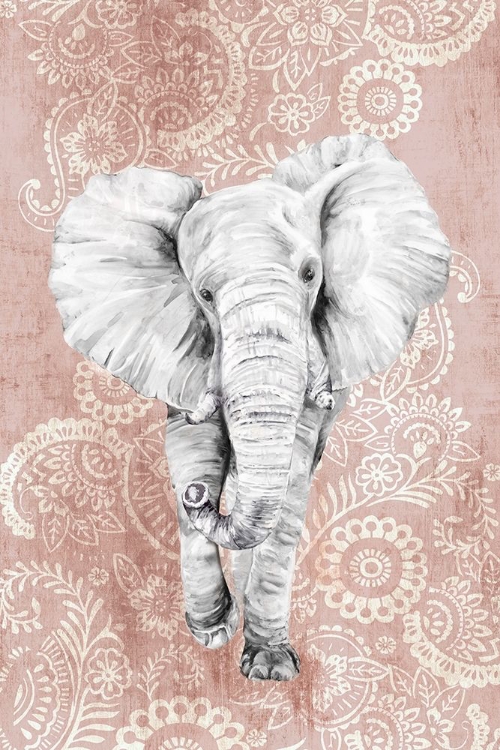 Picture of PINK PAISLEY ELEPHANT 