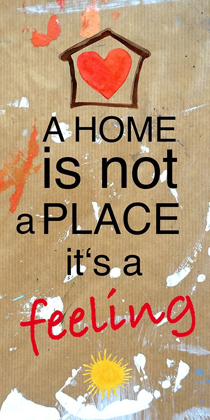 Picture of A HOME IS NOT A PLACE IT'S A FEELING